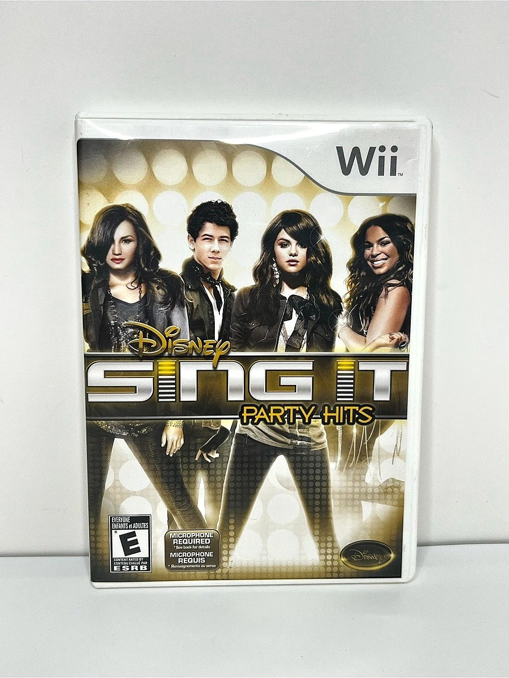 Disney Sing It Party Hits Nintendo Wii Karaoke Video Game Disc & Case